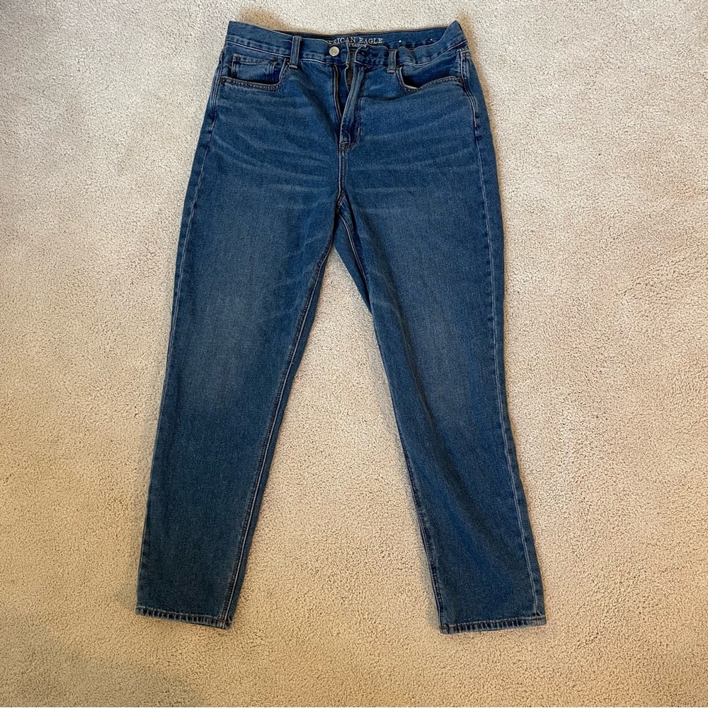 American Eagle Women’s Mom Jean Blue Size 10